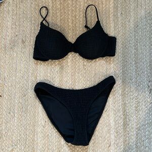 Triangl navy bikini